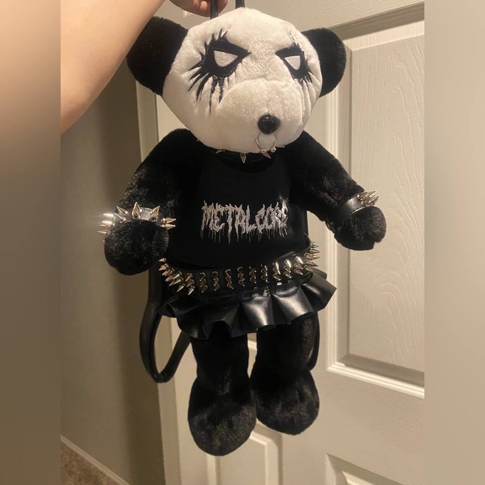Dollskill Metalcore Tormented Bear Backpack - image 1